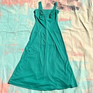 Elegant Teal Maxi Dress